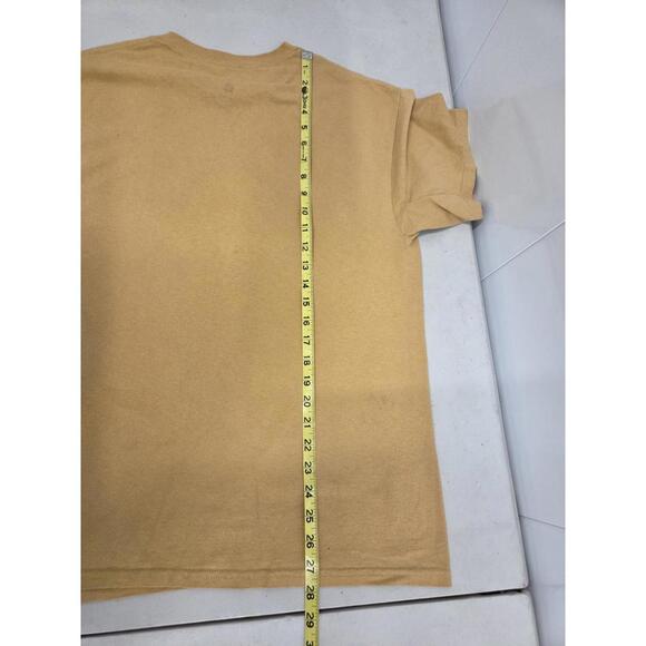 Johnny Cash Graphic T-Shirt Golden Yellow Mens Size Medium MD Crown Merch 2023 - Picture 5 of 9